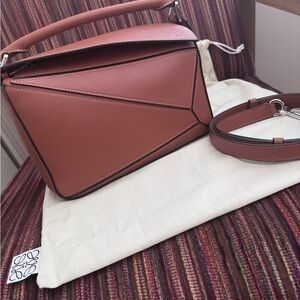 LOEWE SMALL PUZZLE BAG -TAN BRAND NEW